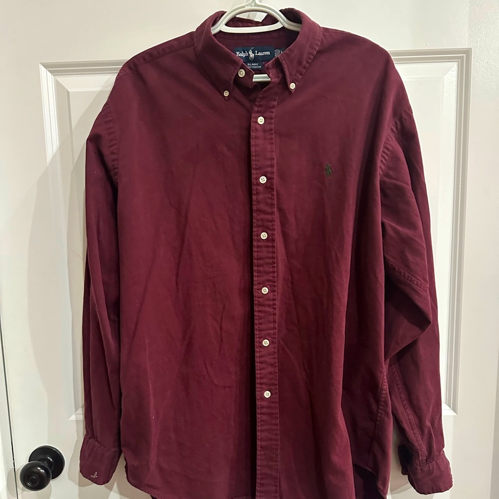 Ralph Lauren Tartan Plaid Button Shirt